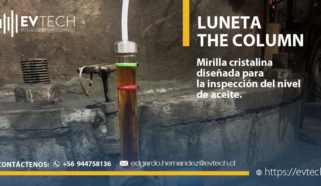 Luneta The Column: mirilla 3d diseñada para la inspección de nivel de aceite