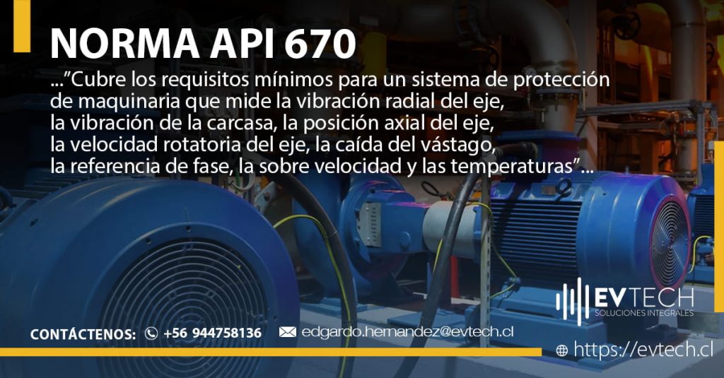 Norma API 670 sistema de protección de maquinaria