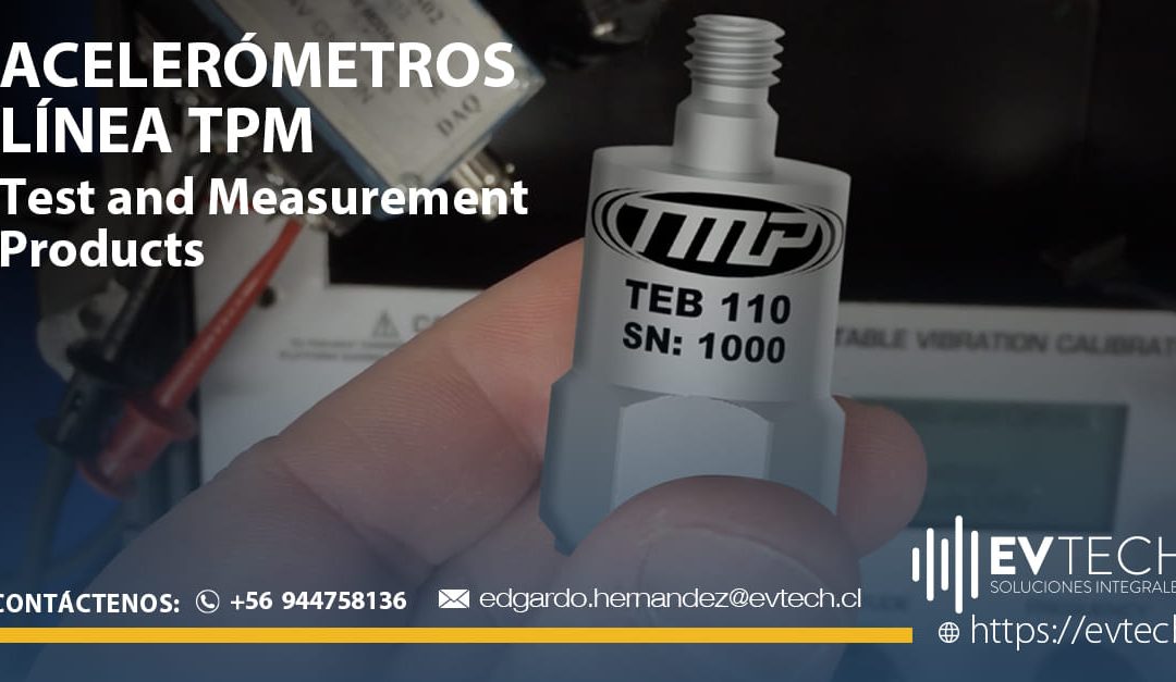Acelerómetros línea Test and Measurement Products TPM de CTC