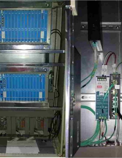 Instalación varias para sistema de monitoreo de vibraciones , controles para Bombas de condensado 2