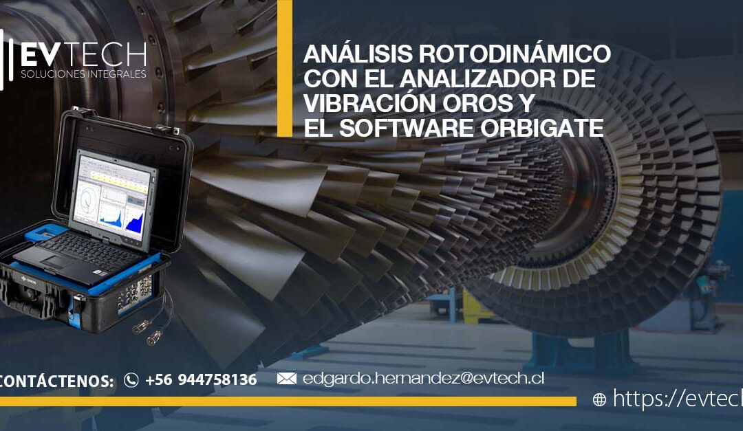 Análisis rotodinámico con equipo OROS y software ORBIGate